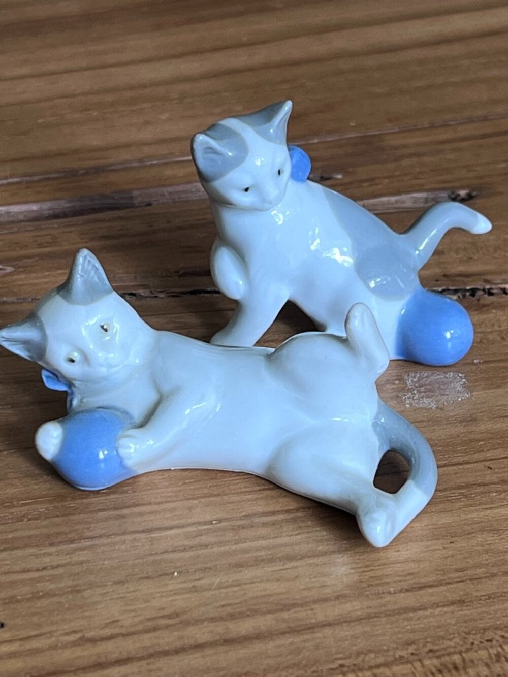 Vintage German miniature porcelain kittens